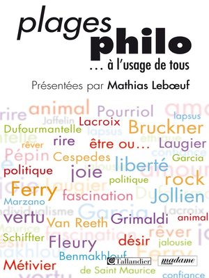 cover image of Plages philo